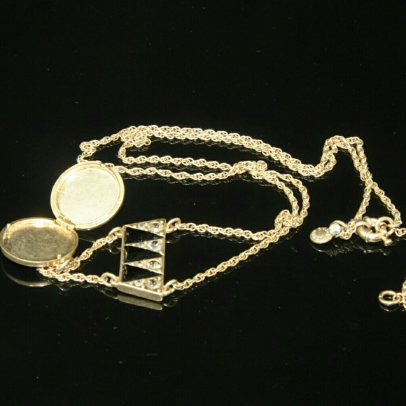 J. Crew Necklace Art Deco Locket - Picture 7 of 7